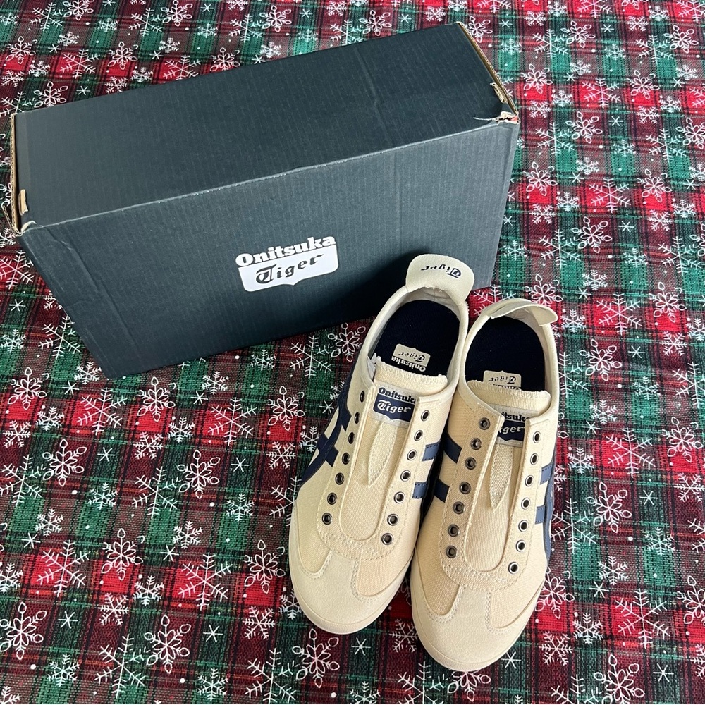 Onitsuka Tiger Flat Low-Top Brown Tiger Head Shoes